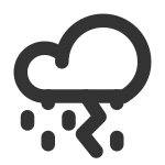 Cloud Storm SVG Icon